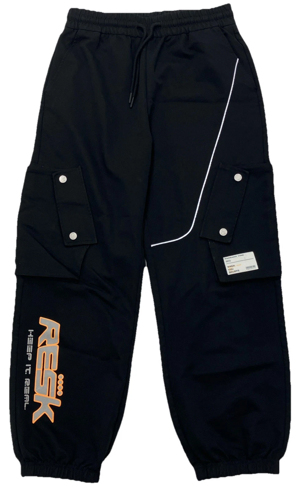 Reshake Cargo Black Joggers Keep It Real Size 28x25.5" medium?