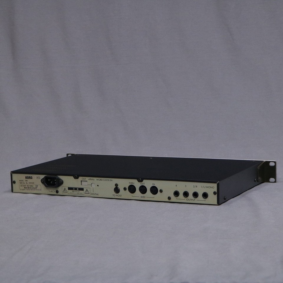 Korg Tr-Rack Pcm Synth Modulo Usato Compatto 1U Cremagliera Stile Suono ...