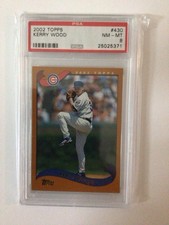 PSA 8 2002 Topps #430 Kerry Wood Cubs