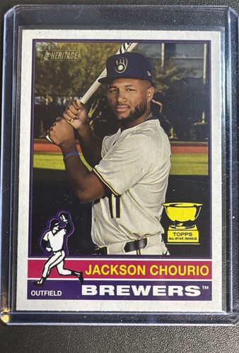Jackson Chourio #106 2025 Topps Heritage card