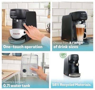 Tassimo Bosch Finesse Kaffeemaschine | Pod Kaffeemaschine | Intellibrew | 0,7L UK