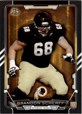 2015 Bowman Black #R18 Brandon Scherff - FB