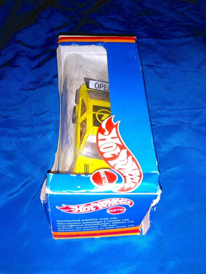 OPEL MONZA HOT WHEELS BEVI BILLY SPECIAL RARE BOX 1:25 MATTEL ITALY - Immagine 4 di 4