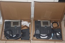2x Cisco SPA525G2 Voip SIP IP Phone POE Bluetooth Wifi, MP3 Player/ No Power