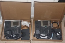 2x Cisco SPA525G2 Voip SIP IP Phone POE Bluetooth Wifi, MP3 Player/ No Power