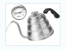 Pour Over Kettle for Manual Drip Coffee and Tea with Thermometer 28oz Goosene...
