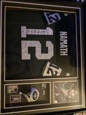Joe Namath Signed New York Jets Football Jersey Sports Barn Authenticated