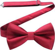 Bow Ties for Men Pretied Bowties Classic Formal Business Bow Tie Adjustable Tuxe