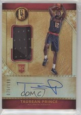 2016-17 Panini Gold Standard Rookie Jersey 75/199 Taurean Prince #211 Auto 00am