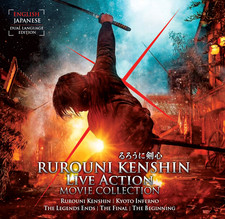 DVD JAPANESE LIVE ACTION RUROUNI KENSHIN MOVIE COLLECTION 1-5 ENG DUB+REG ALL