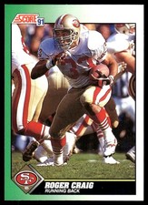 Roger Craig 1991 Score #222 49ers NFL READ FREE SHIPPING AutographDen