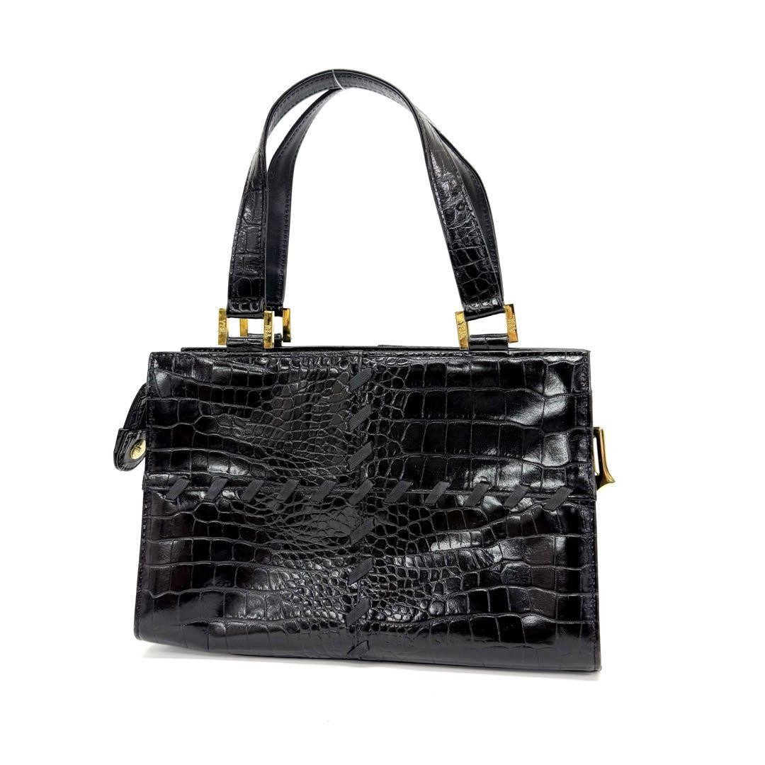 Saint Laurent Black Leather Tote Bag Pre-Owned Luxury Handbag