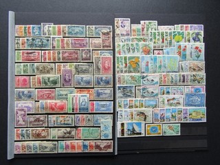 LEBANON VINTAGE COLLECTION OF EARLY/MID PERIOD STAMPS ON STOCKSHEETS UNCHECKED