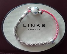 Links of London Sterling Silver Mini Friendship Bracelet New with Box