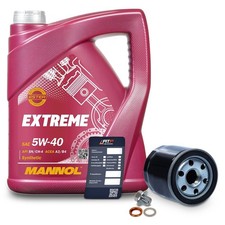 &Ouml;LWECHSELSET + 5L 5W-40 MOTOR&Ouml;L F&Uuml;R TOYOTA AYGO YARIS COROLLA CELICA 1.0 BIS 2.2