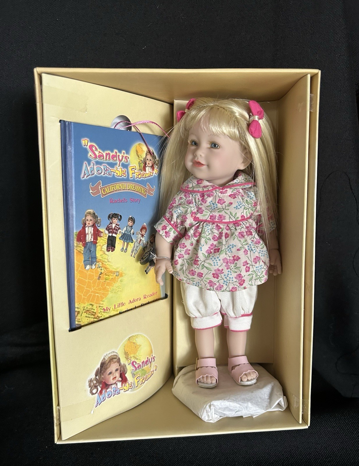 New & Retired Adora Sandy's Adorable Friends Rachel 8" Vinyl Doll Blonde Hair
