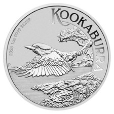 2026 1 Australian Silver Kookaburra 1 Oz .9999 Fine Brilliant Uncirculated