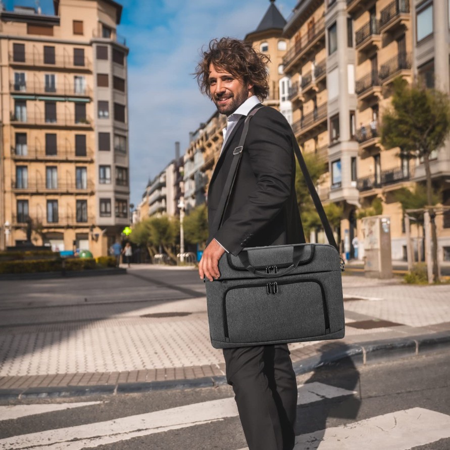 BERTASCHE Laptop Bag 17.3 inch for Men, Laptop Case Computer Bag for ...
