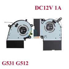 DC12V CPU GPU Fans For Asus ROG GL531GW G532LV GL731GW G732LV PC Cooler Radiator