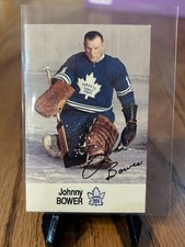 1988 Esso NHL All-Star Collection Hockey Johnny Bower NNO Toronto Maple Leafs