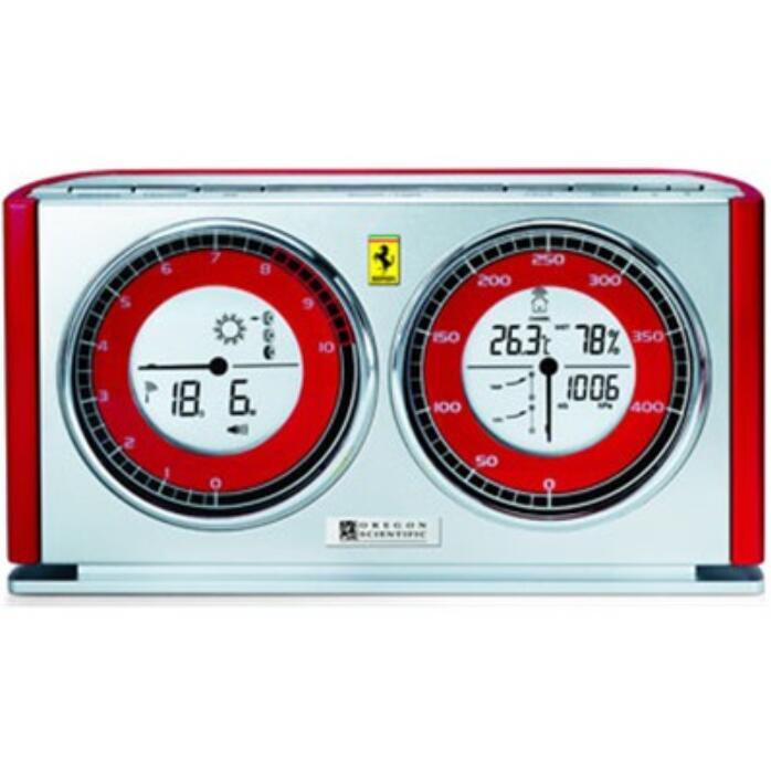 Oregon Scientific Ferrari Weather Station Clock with wireless remote sensor  | eBay
