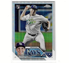 2023 Topps Chrome KEVIN KELLY rc REFRACTOR rookie Update parallel # usc 21 rays