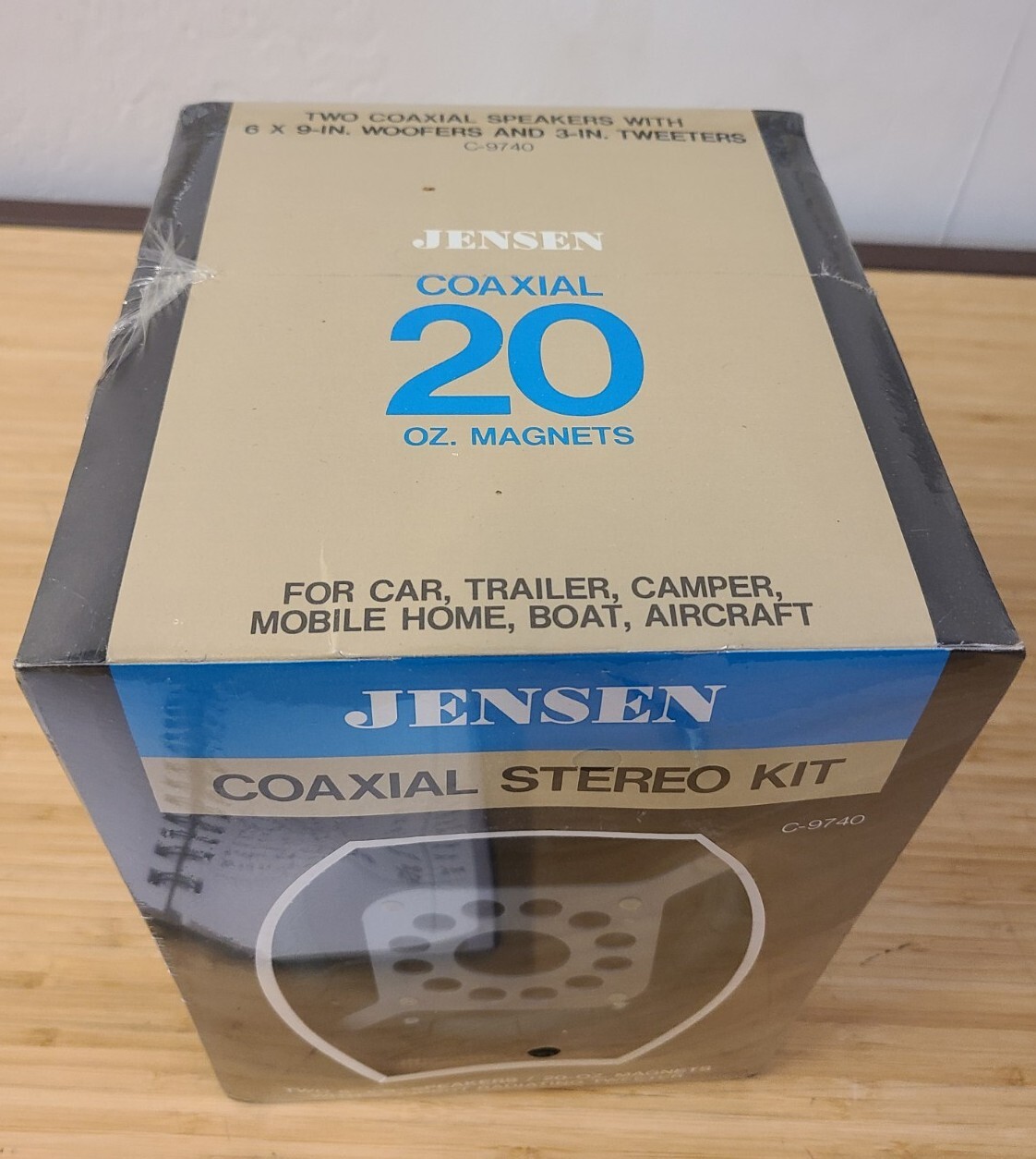 Vintage Jensen Coaxial 2Way 6x9 Car Speakers Old School New Open Box C