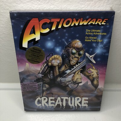 Actionware Creature Commodore Amiga BIG BOX PC Game NEW SEALED RARE ! Vtg