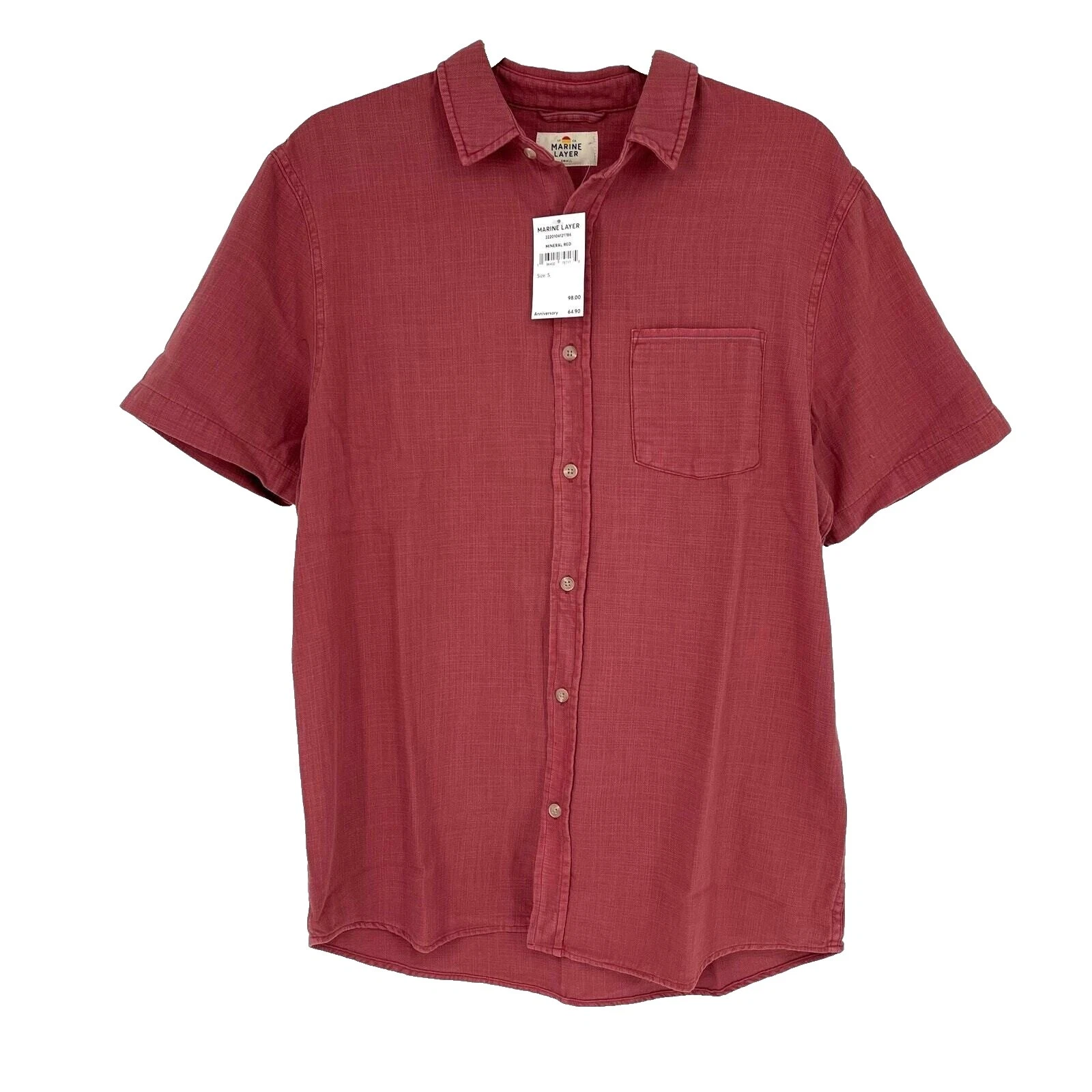 Estilo Retro Solid Informal Con Botones camisas para hombres