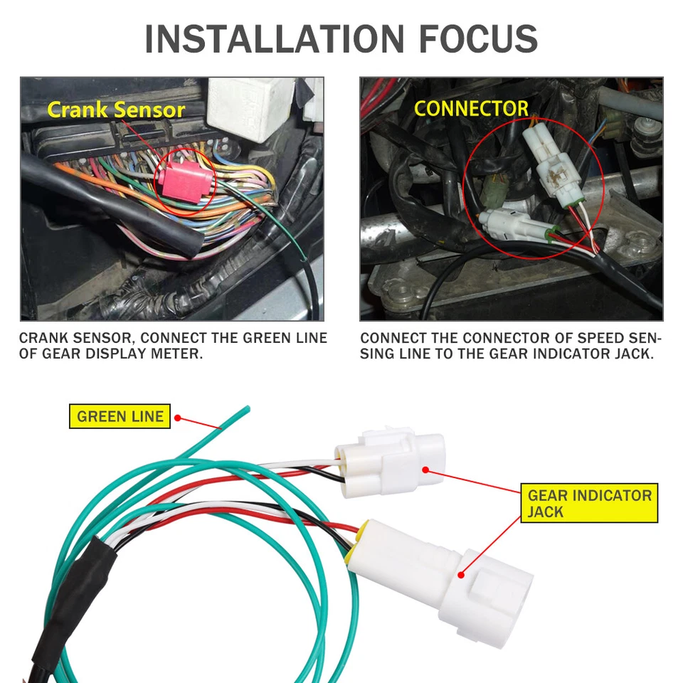 Motorcycle Red Gear Display Indicator for KTM Duke 690 2008-2012 Accessories Foto 3 de 4