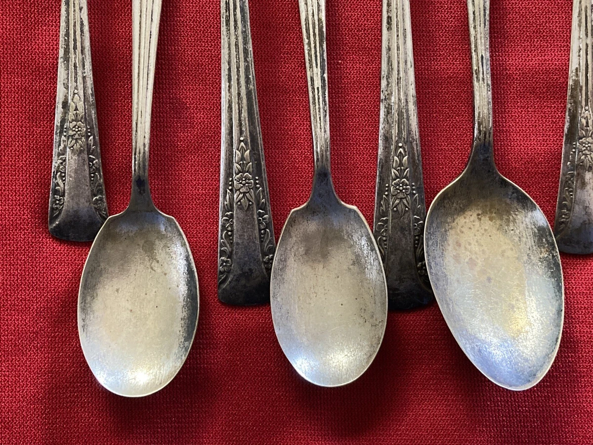 Camelia silver plate spoon clearance