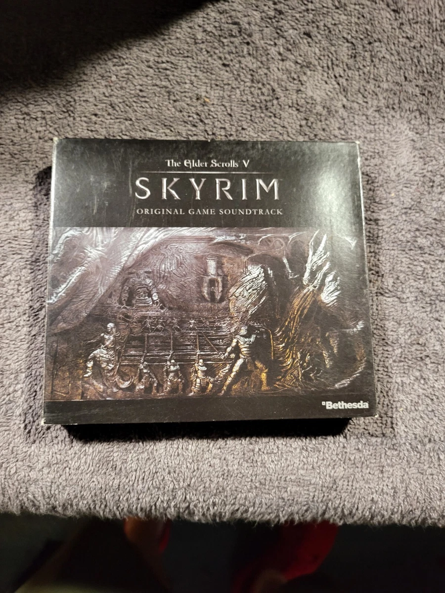 The Elder Scrolls V,Skyrim Original Game Soundtrack 4 CDs Autographed RARE