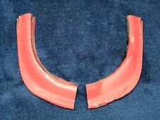84-88 Toyota Truck Pickup 89 4runner Lower Windshield Chrome Trim Corners Pair
