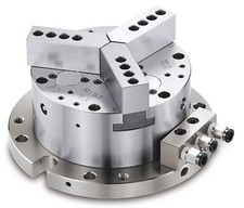 Chandox pneu. Dreibackenfutter Spannstock MTK: &Oslash; 100 mm; MTK-04