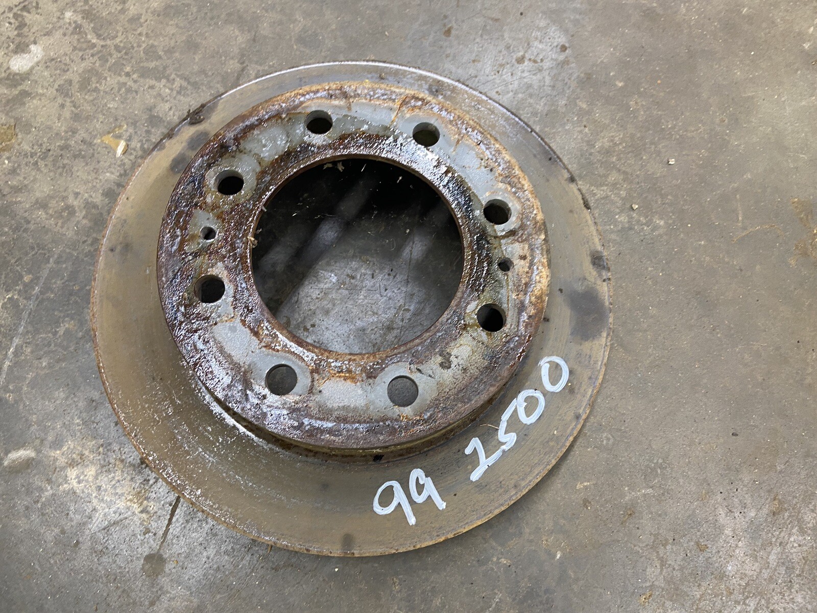 1999-2002 GM 2500 8 Bolt Front Brake Rotor Disc