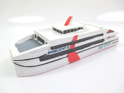 Schiff Modell Ems HC Nordlicht 13 cm Poly Ship Boot Fähre NEU