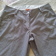 Puma womens Sport Lifestyle Pants Black/white 12 NWOT Branding