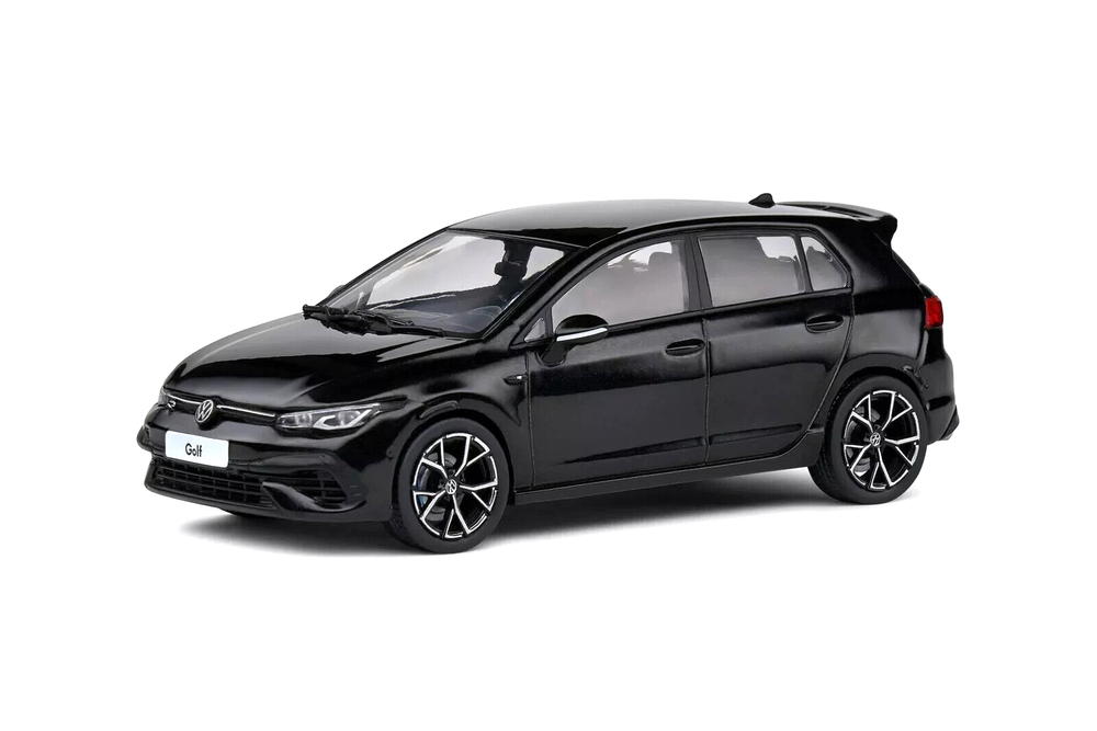 1/43 Scale Black Volkswagen Golf VIII R 2022 Diecast Model by Solido S4311803
