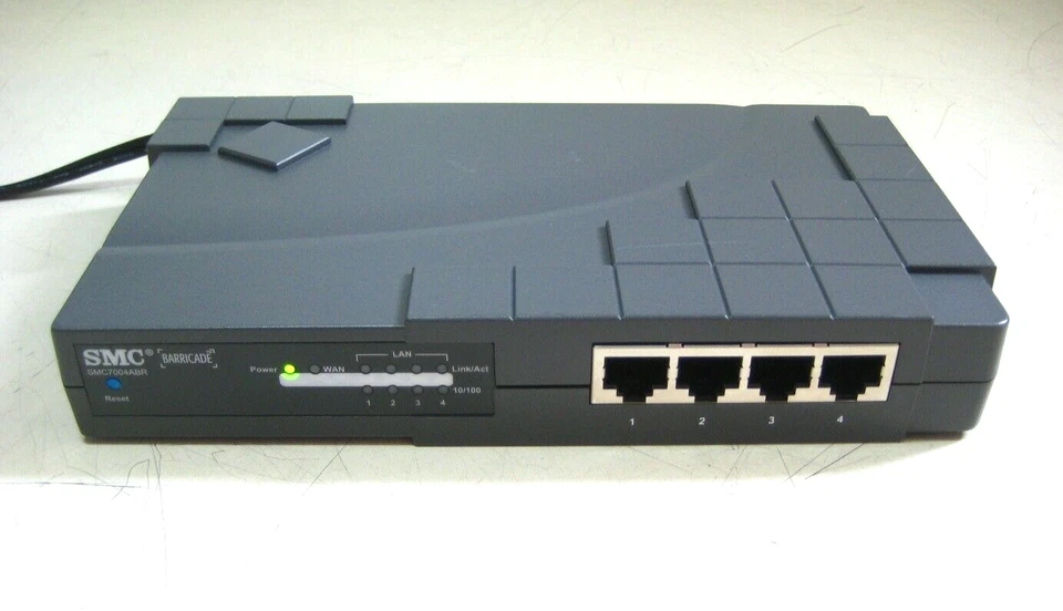 3X: SMC BARRICADE SMC7004ABR BROADBAND ROUTER W/ BUILT-IN PRINTER SERVER - Image 2 of 4