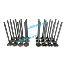 24PCS Intake and Exhaust Valve For Cummins N14 Excavator Engine Parts