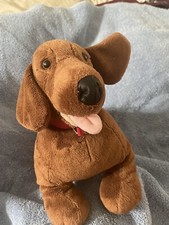 Build A Bear BAB 2011 16 inch Dachshund Dog w Red Collar Hard to Find