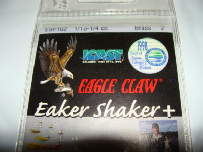 Eagle claw Brass Eaker Shaker plus Snaps - ESP102 - 5 package, 2 per package