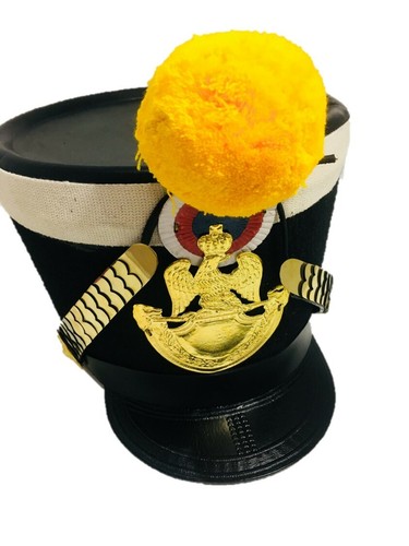 Shako Hat 3rd EME + Yellow Pompom 
