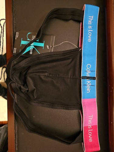 Calvin Klein Herren CK This Is Love Pride Gr. L Jockstrap Schwarz Pink Blau Neu mit Etikett - Bild 3 von 3