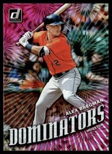 2019 Donruss Dominators Pink Fireworks Alex Bregman Houston Astros #D6