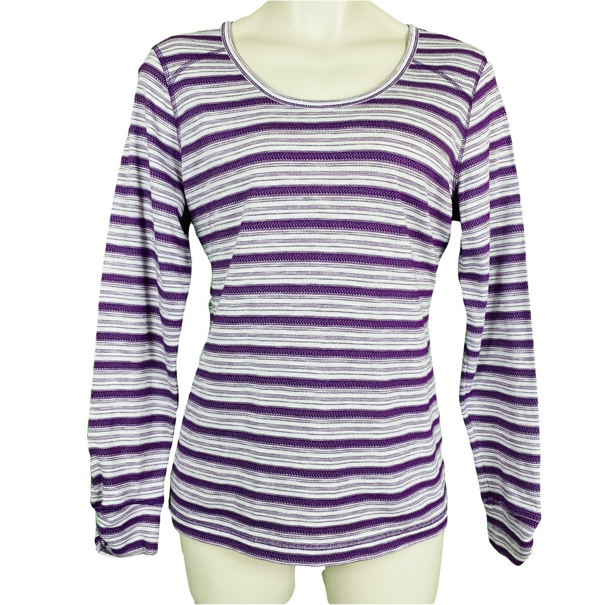 売れ筋商品|||３２ディグリー カットソー トップス レディース Women's Long-Sleeve Scoop-Neck Top Potent Purple 32 Degrees Ladies' Cool Tee, Short Sleeve Scoop Neck, 3-Pack
