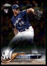 Jacob Barnes Card 2018 Topps Chrome Rookie Autographs #RAJBA 