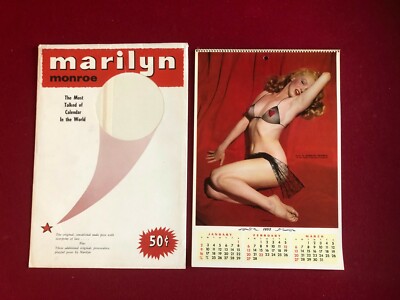 1955, Marilyn Monroe (Multi-Image) Calendar (Scarce / Vintage) | eBay
