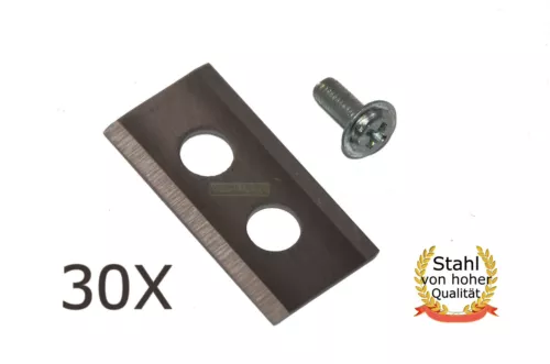 30 X 3,6 CM Edelstahl Messer für LANDXCAPE LX790 / LX797 / LA3000 Mährobot