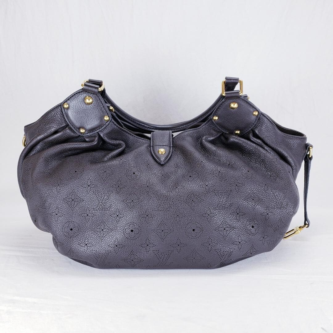 LOUIS VUITTON POLIAMIDEパンツ　ほぼ新品 Louis Vuitton Perforated Monogram Brown Mahina XL Hobo Handbag